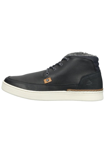 Bullboxer Halbschuhe Leder/Textil Schwarz Warmfutter