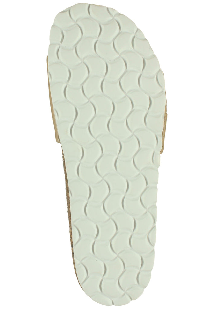 Bullboxer Pantoletten Leder Beige Lack