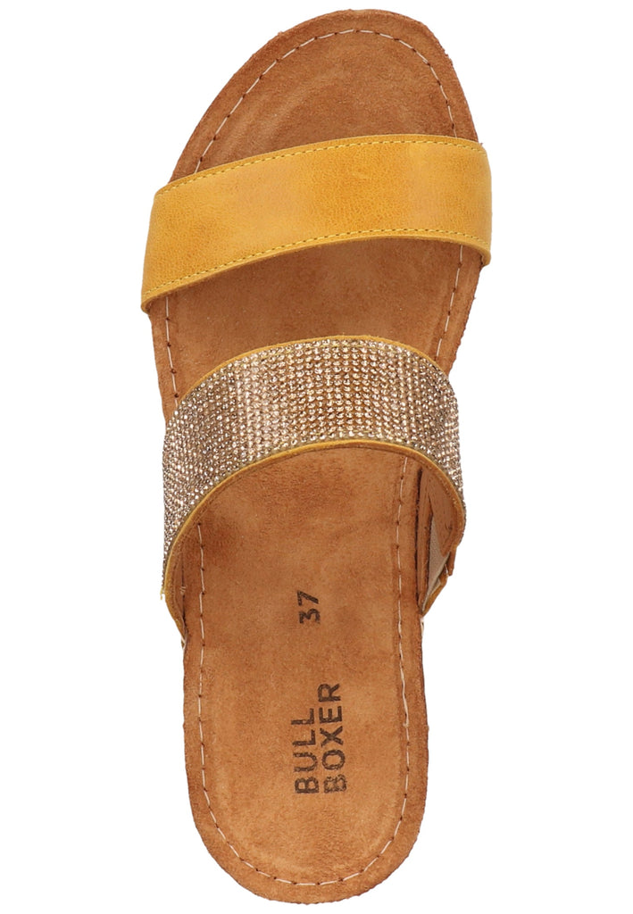 Bullboxer Pantoletten Leder Gelb