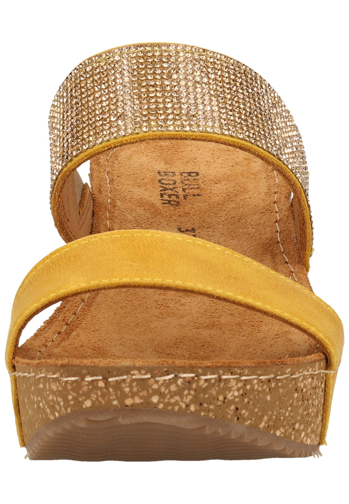 Bullboxer Pantoletten Leder Gelb