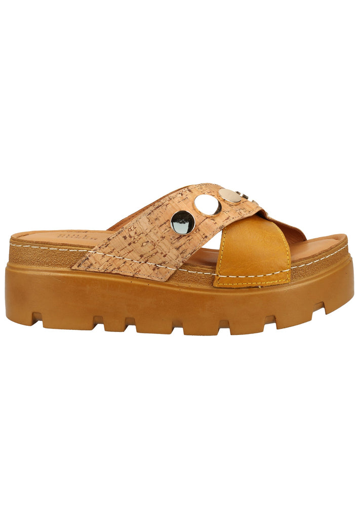 Bullboxer Pantoletten Leder Gelb