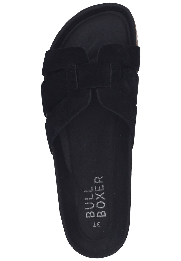 Bullboxer Pantoletten Leder Schwarz