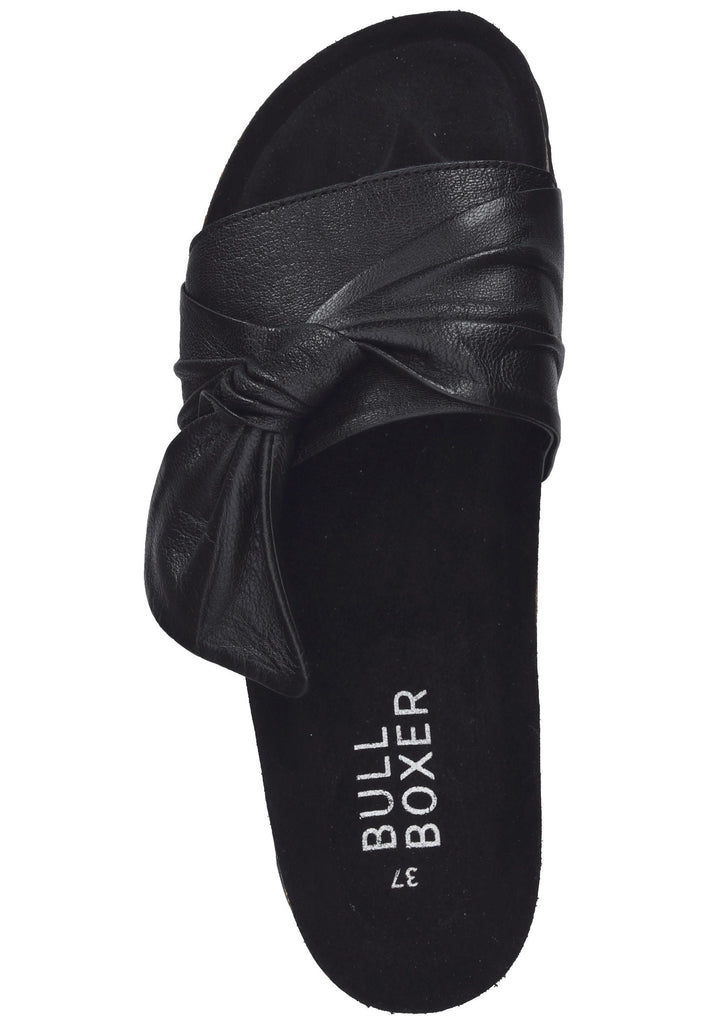 Bullboxer Pantoletten Leder Schwarz