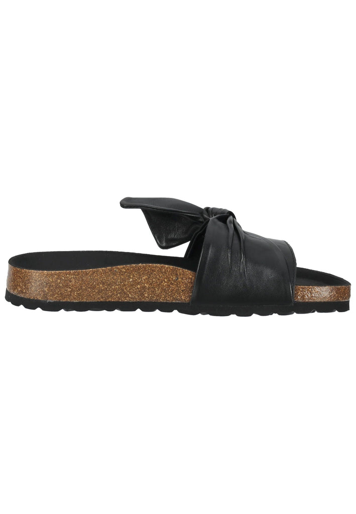 Bullboxer Pantoletten Leder Schwarz/Braun