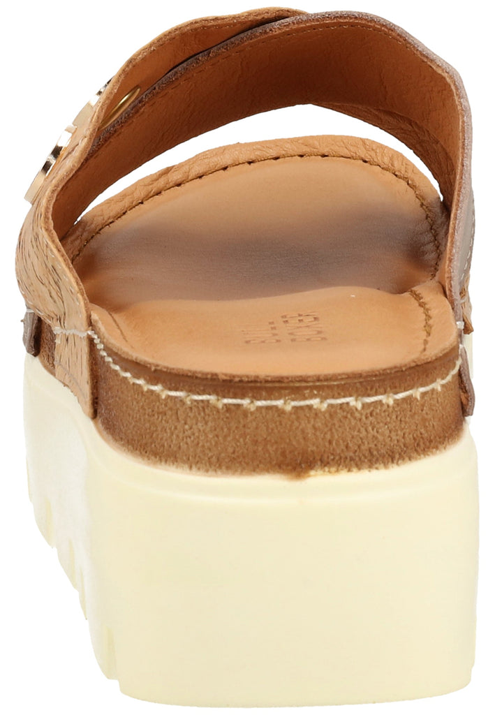 Bullboxer Pantoletten Leder Taupe