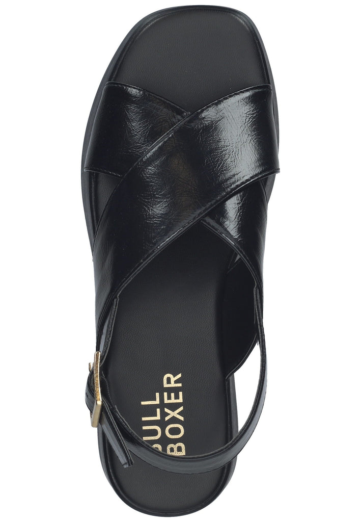 Bullboxer Sandalen Lederimitat Schwarz