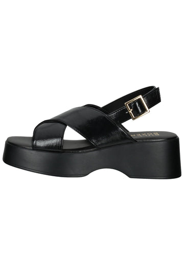 Bullboxer Sandalen Lederimitat Schwarz
