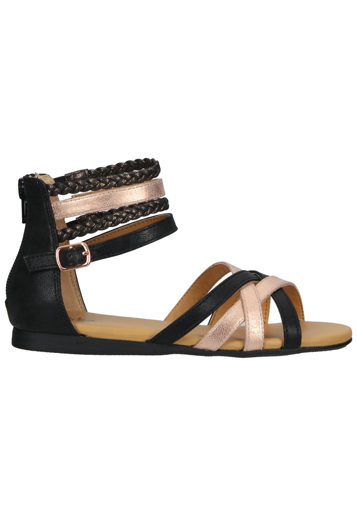 Bullboxer Sandalen Lederimitat Schwarz