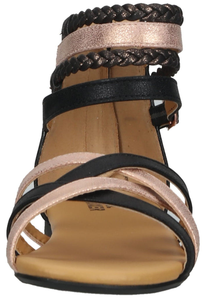 Bullboxer Sandalen Lederimitat Schwarz