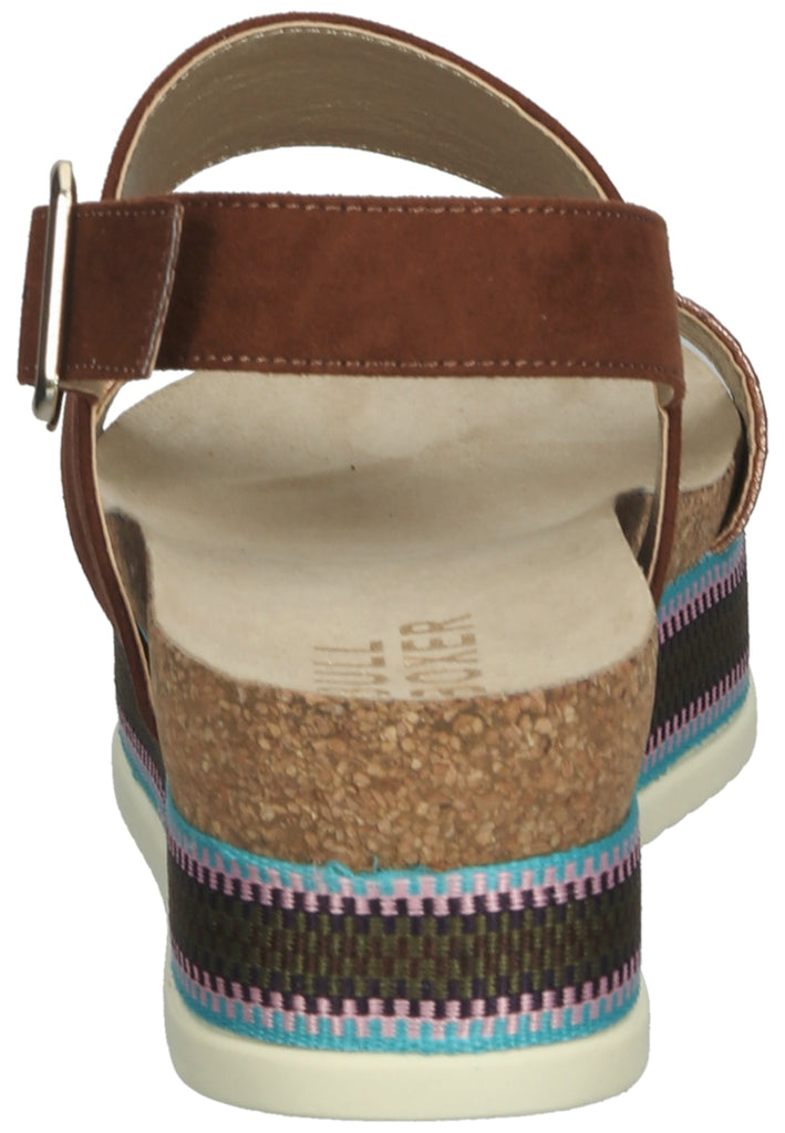 Bullboxer Sandalen Lederimitat/Textil Braun