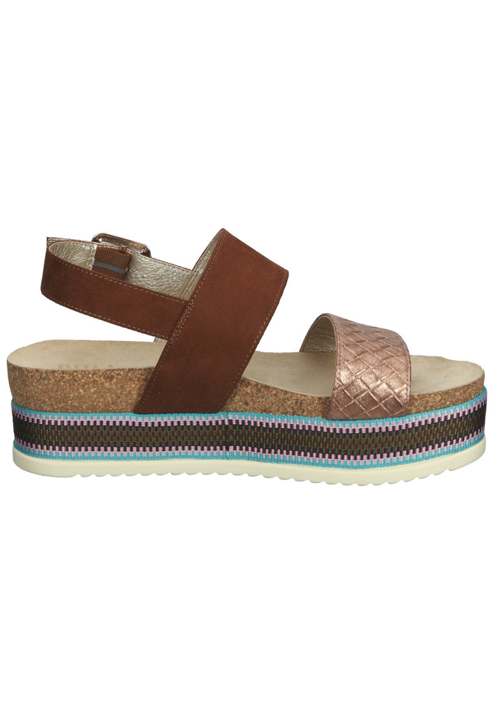 Bullboxer Sandalen Lederimitat/Textil Braun