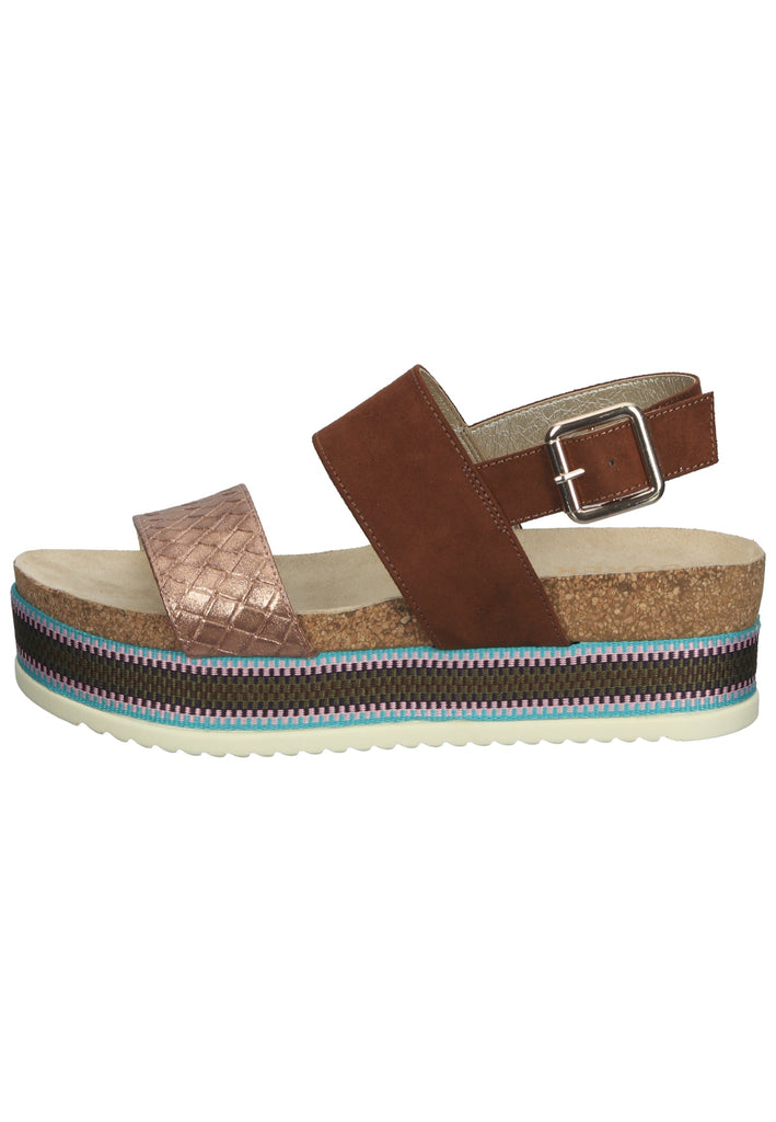 Bullboxer Sandalen Lederimitat/Textil Braun