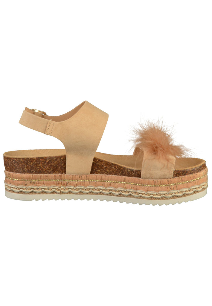 Bullboxer Sandalen Veloursleder Sand