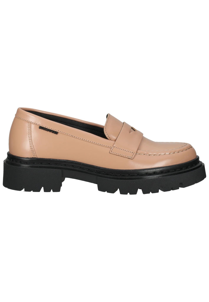 Bullboxer Slipper Leder Beige/Schwarz