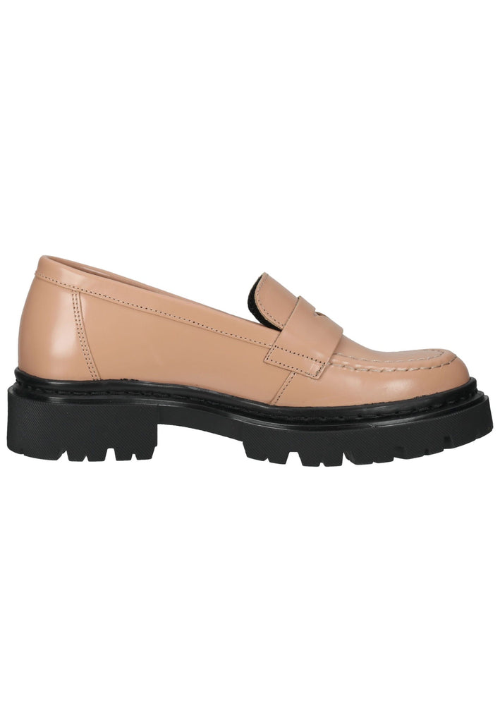 Bullboxer Slipper Leder Beige/Schwarz