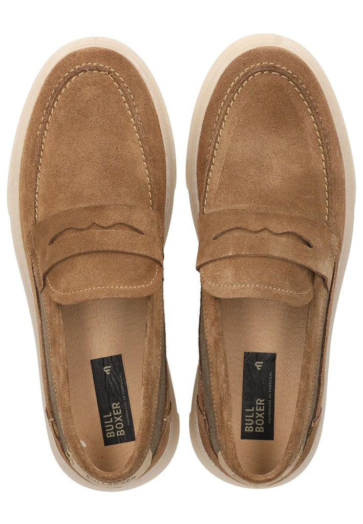 Bullboxer Slipper Leder/Textil Beige