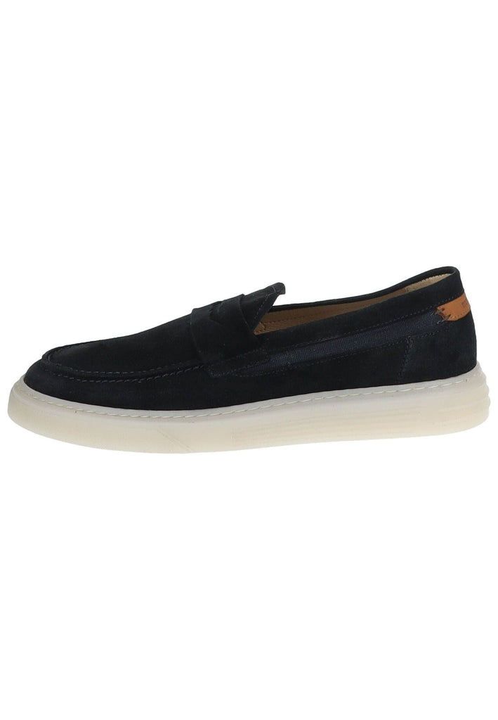 Bullboxer Slipper Leder/Textil Blau