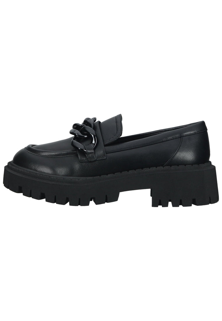 Bullboxer Slipper Lederimitat Schwarz