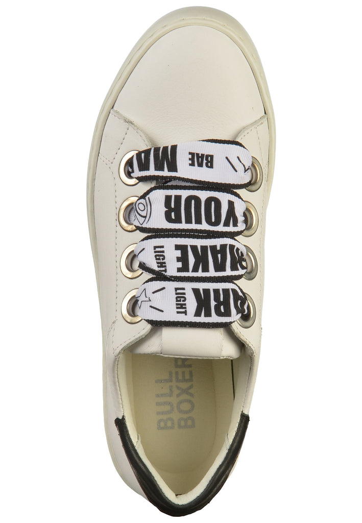 Bullboxer Sneaker Glattleder Weiß