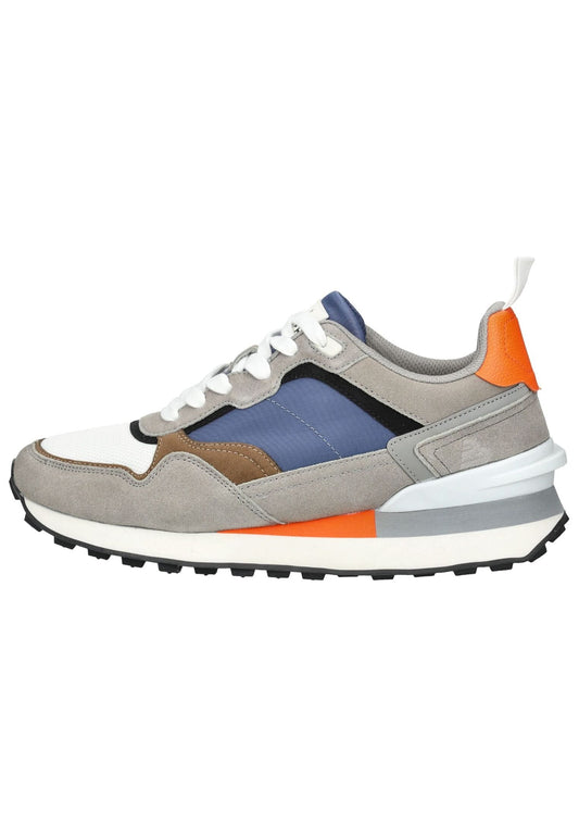 Bullboxer Sneaker Leder Grau/Blau
