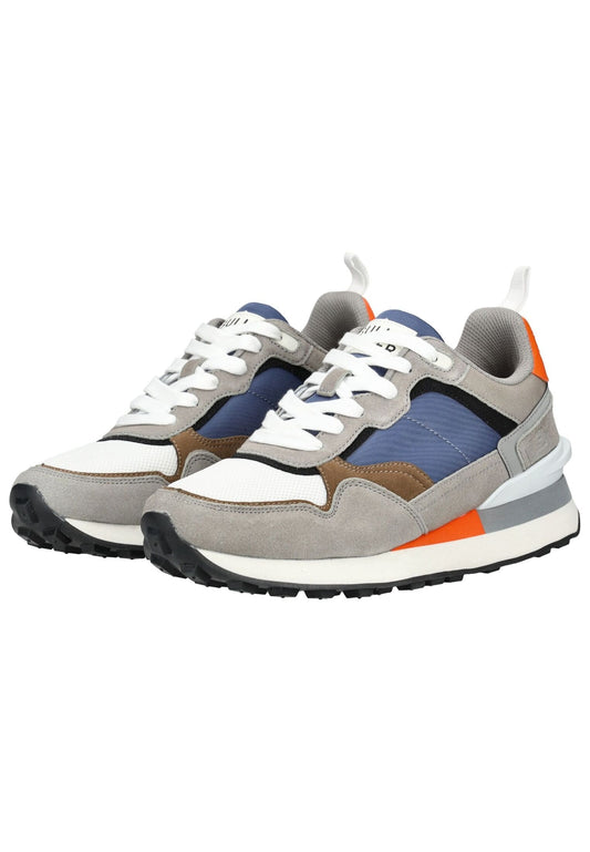Bullboxer Sneaker Leder Grau/Blau
