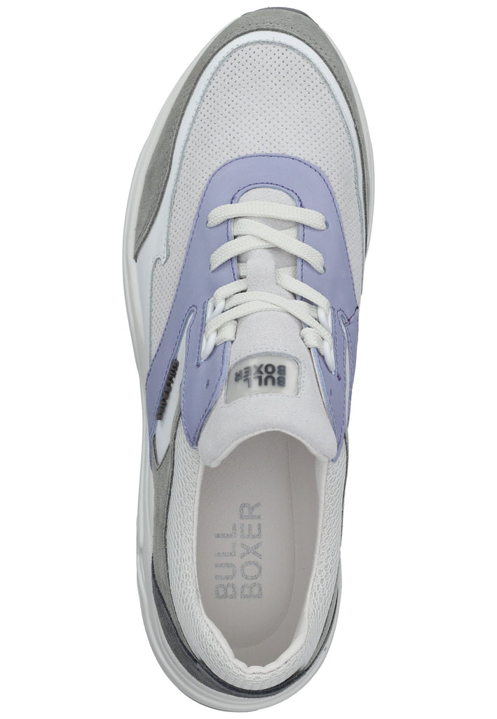 Bullboxer Sneaker Leder Grau/Hellblau