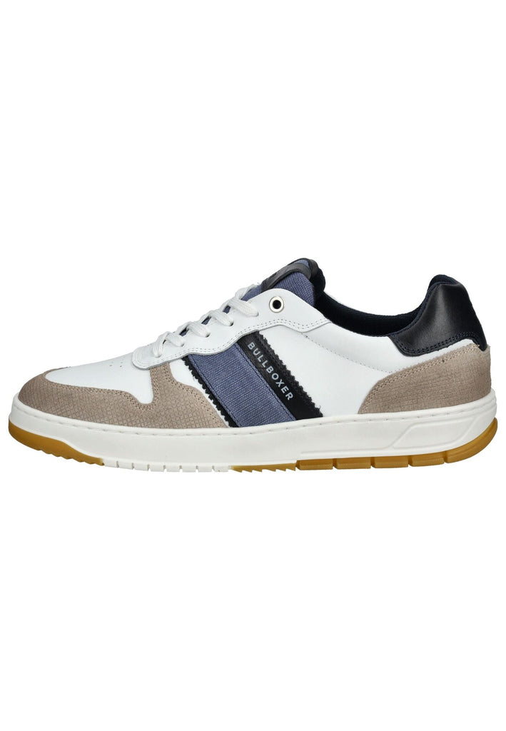 Bullboxer Sneaker Leder Grau/Weiß