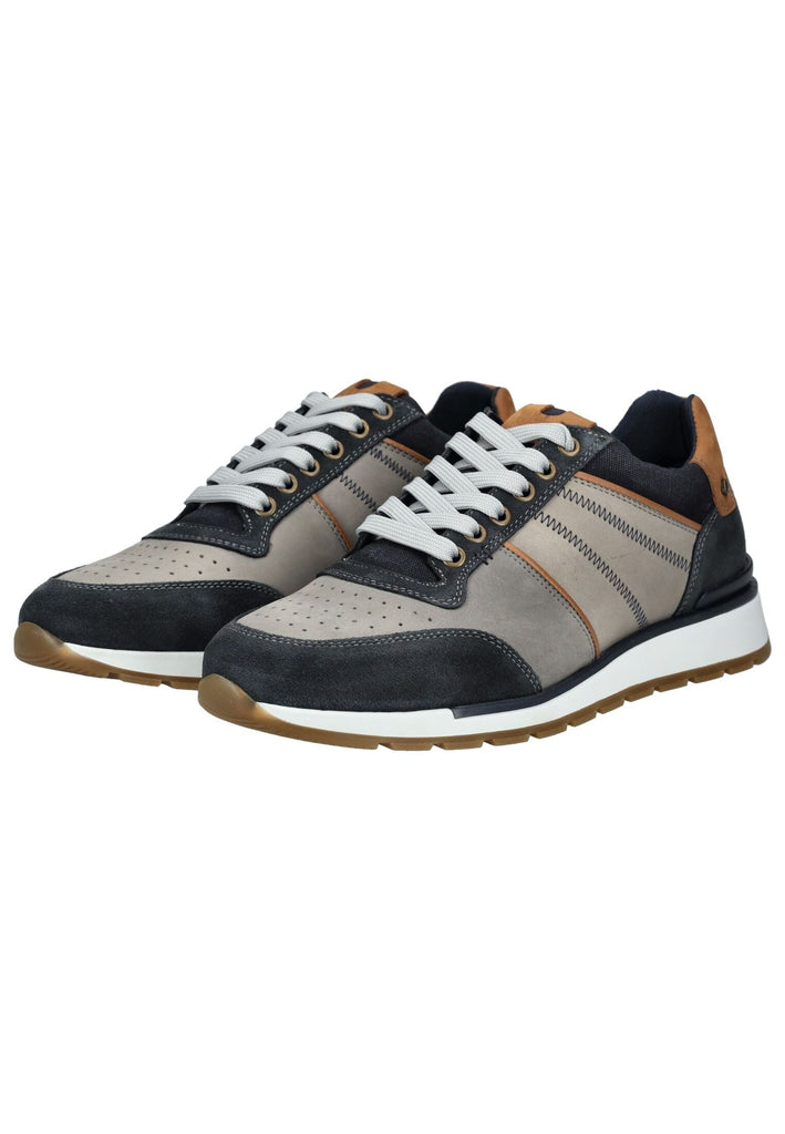 Bullboxer Sneaker Leder Navy/Grau