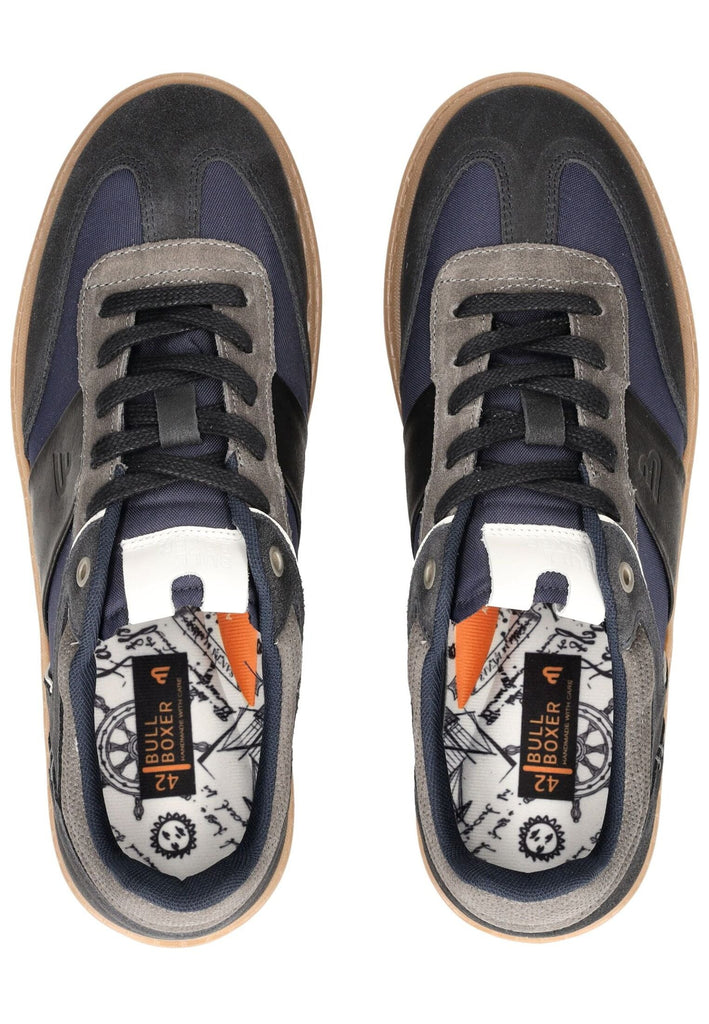 Bullboxer Sneaker Leder Navy/Grau