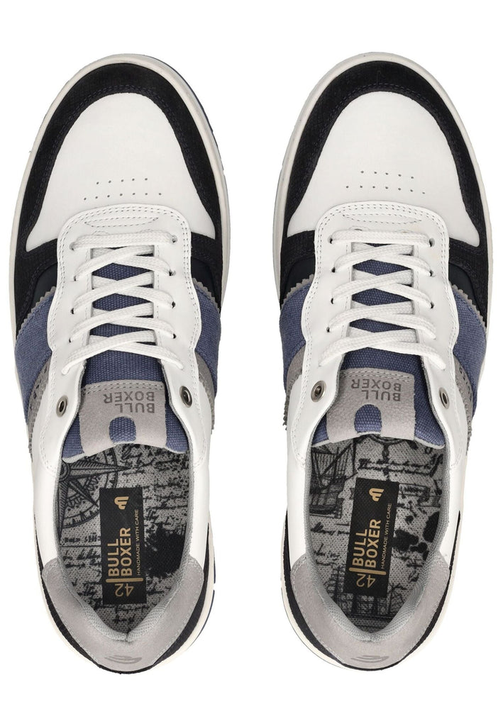 Bullboxer Sneaker Leder Navy/Weiß
