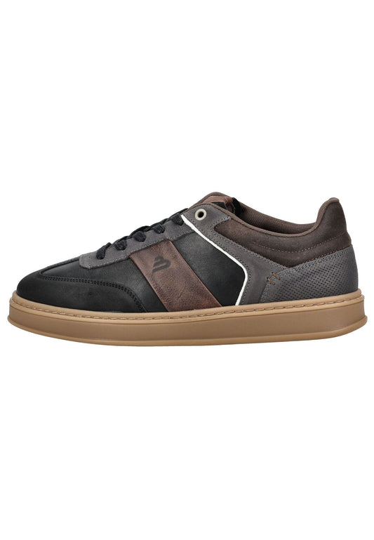 Bullboxer Sneaker Leder Schwarz/Braun