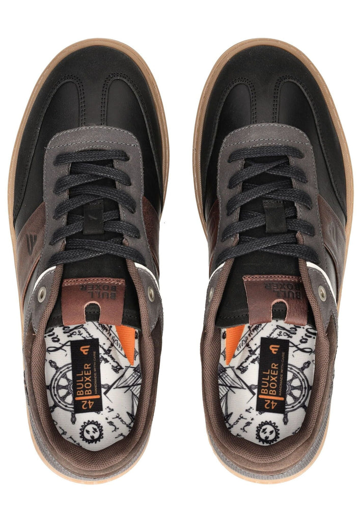 Bullboxer Sneaker Leder Schwarz/Braun