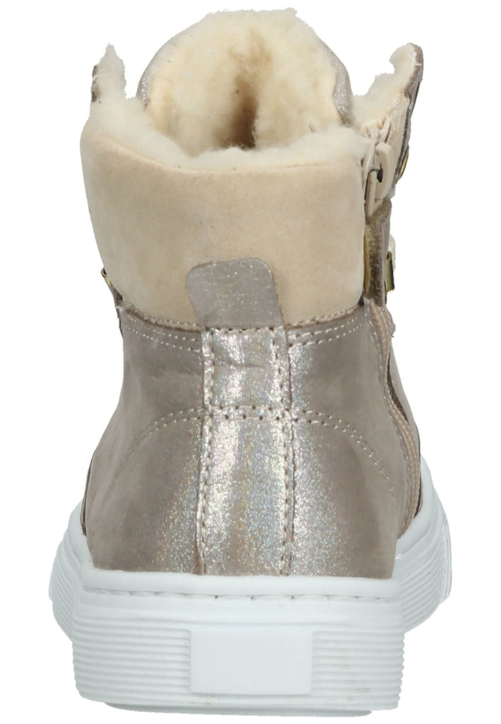 Bullboxer Sneaker Leder Silber Warmfutter