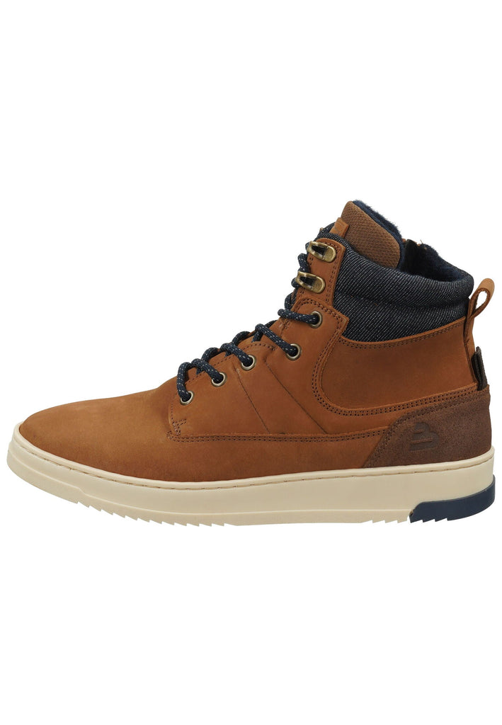 Bullboxer Sneaker Leder/Textil Braun Warmfutter