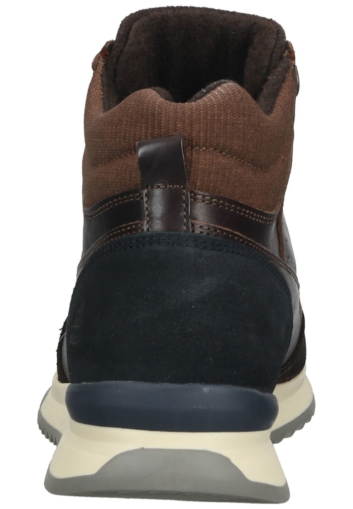 Bullboxer Sneaker Leder/Textil Braun Warmfutter