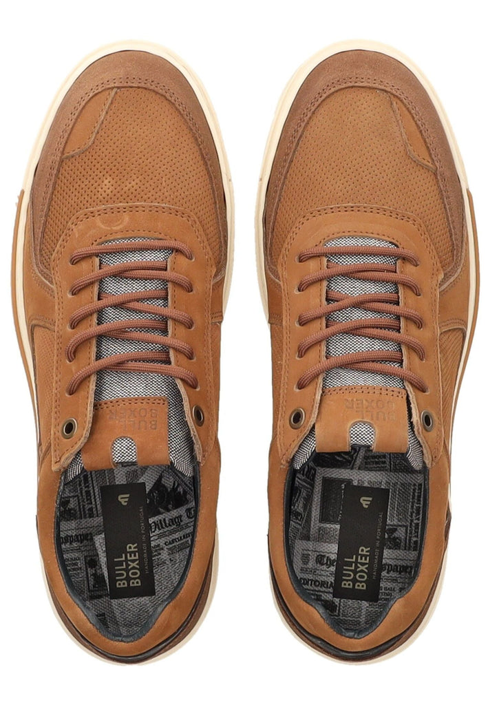 Bullboxer Sneaker Leder/Textil Cognac