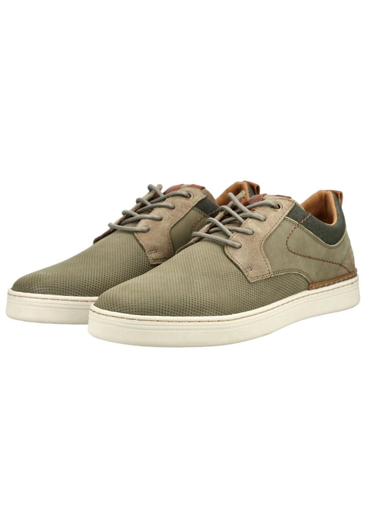Bullboxer Sneaker Leder/Textil Khaki