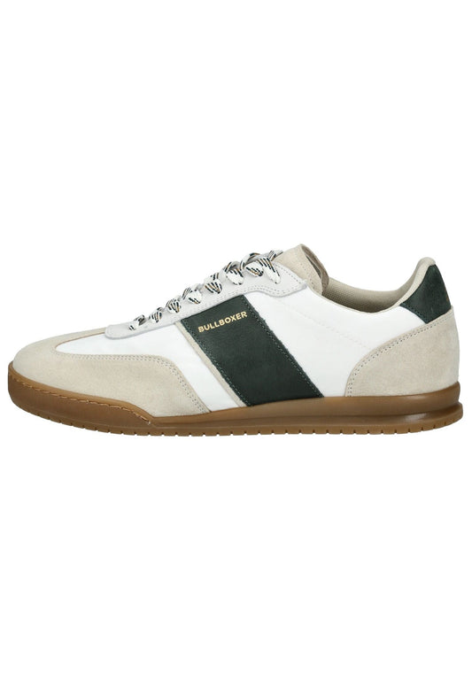 Bullboxer Sneaker Leder/Textil Weiß/Grün