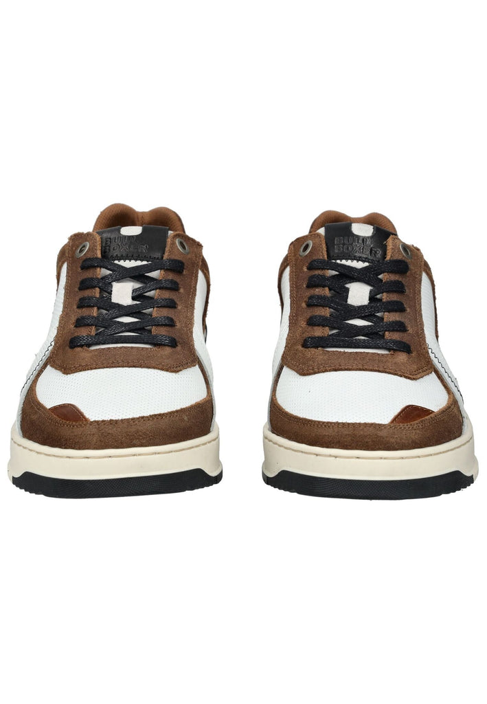 Bullboxer Sneaker Leder Weiß/Braun