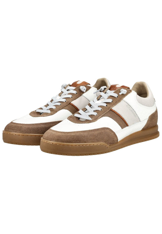 Bullboxer Sneaker Leder Weiß/Braun