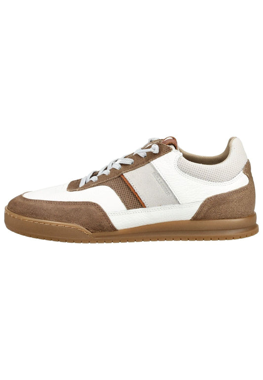 Bullboxer Sneaker Leder Weiß/Braun