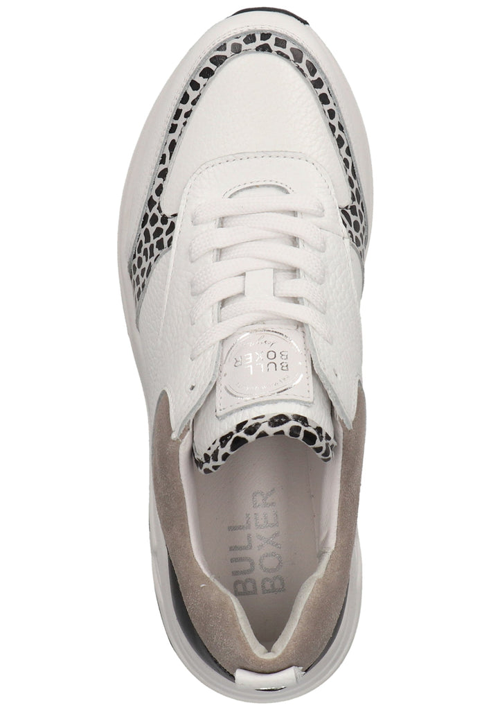 Bullboxer Sneaker Leder Weiß/Schwarz