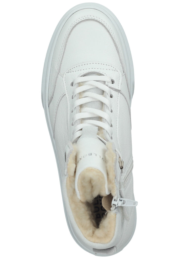 Bullboxer Sneaker Leder Weiß Warmfutter