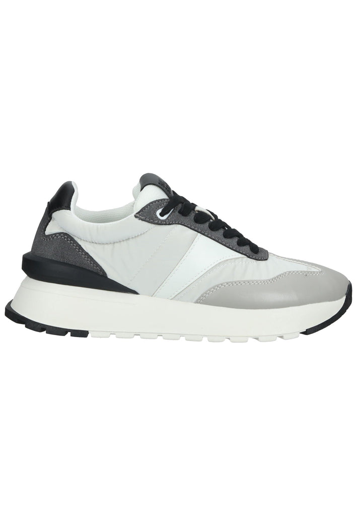 Bullboxer Sneaker Lederimitat/Textil Grau/Weiß