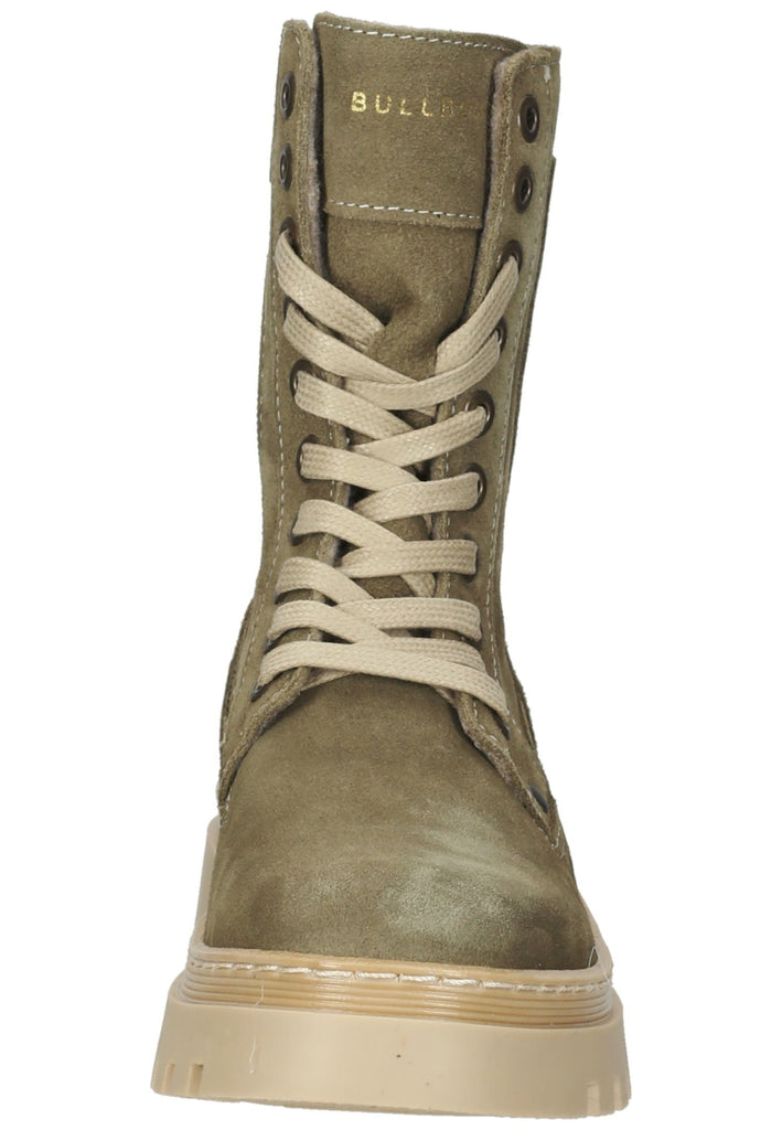 Bullboxer Stiefel Leder Grün Warmfutter