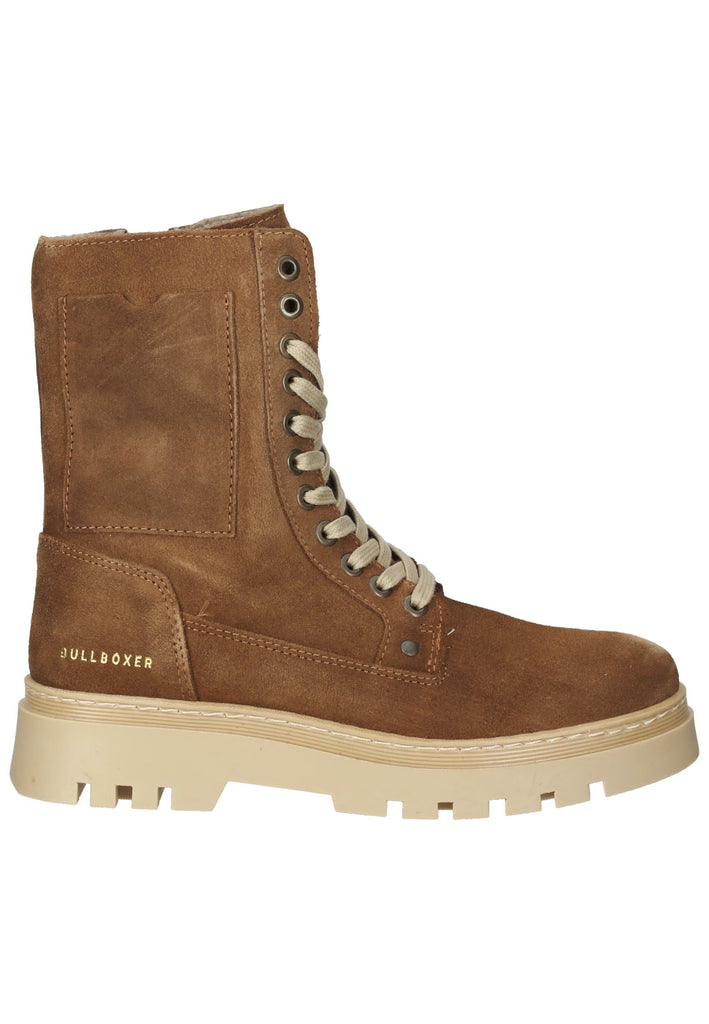 Bullboxer Stiefel Leder Nussbraun Warmfutter
