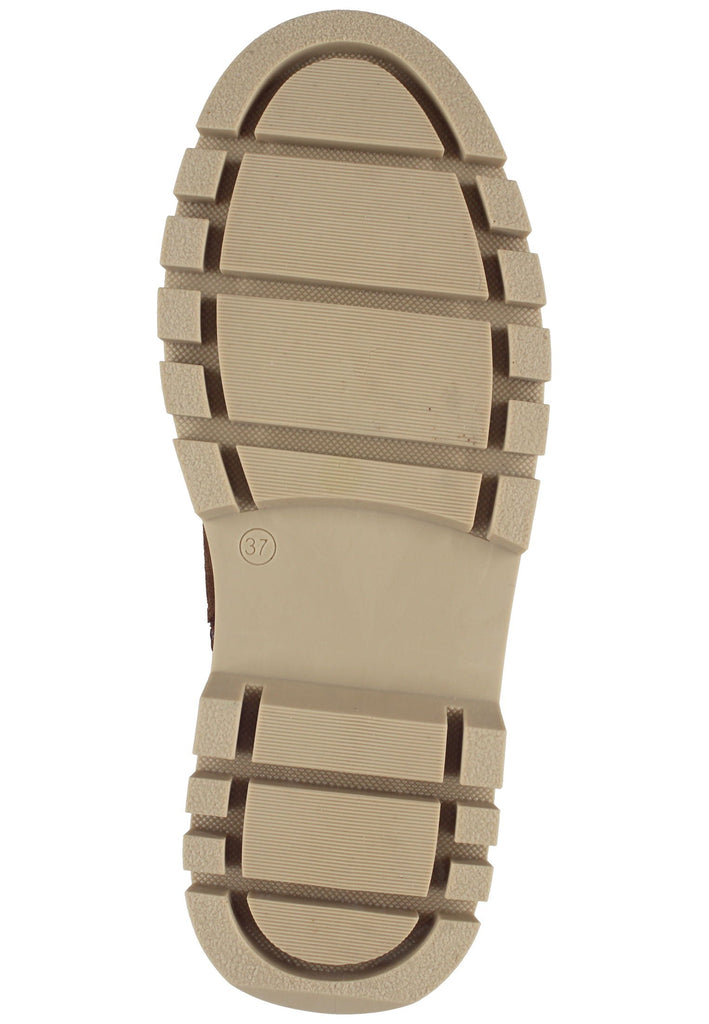 Bullboxer Stiefel Leder Nussbraun Warmfutter