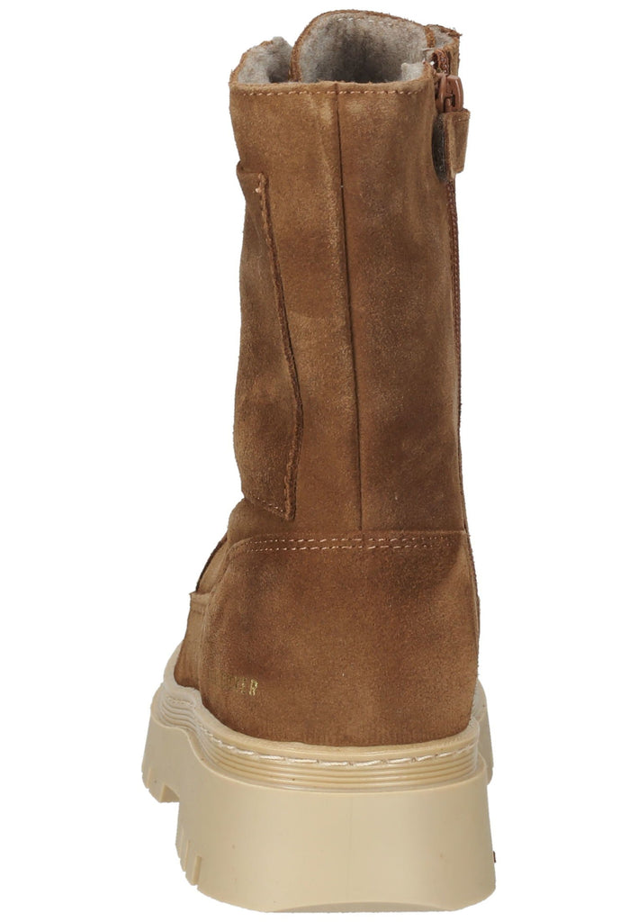 Bullboxer Stiefel Leder Nussbraun Warmfutter