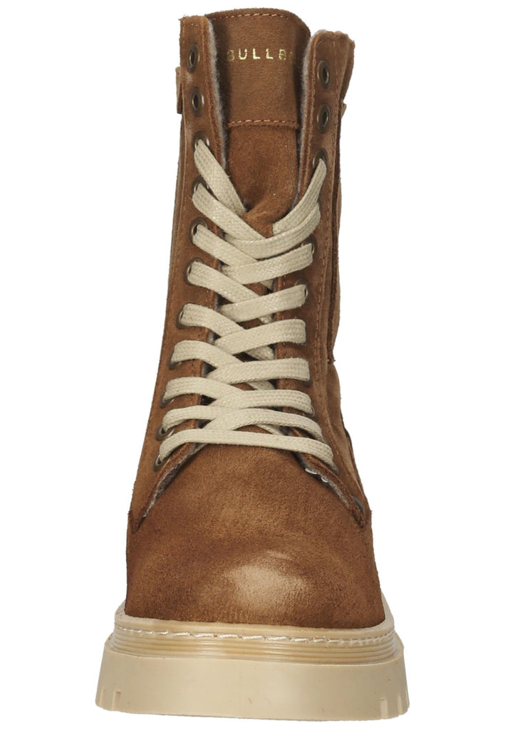 Bullboxer Stiefel Leder Nussbraun Warmfutter