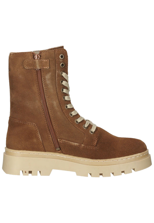 Bullboxer Stiefel Leder Nussbraun Warmfutter